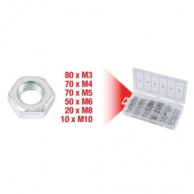 ASSORTIMENTO 300 DADI METRICI M3-M10