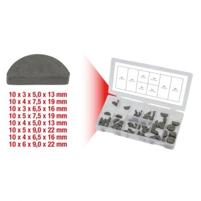 ASSORTIMENTO 80 CHIAVETTE A DISCO