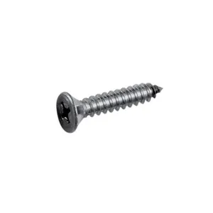 STAINLESS STEEL SELF-TAPPING COUNTERSUNK SCREW A2 PACK OF 100 - 5,5MM-6,3MM