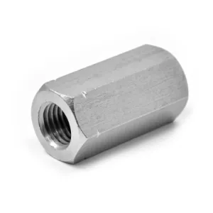 STAINLESS STEEL COUPLING NUT FOR THREADED RODS - VARIOUS SIZES
