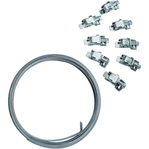 HOSE CLIP BY THE METRE 3M 13 MM + 6 HEADS
