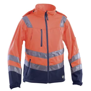 HI-VIS SOFTSHELL BOMBER JACKET