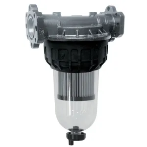 CARTRIDGE FILTER WITH TRANSPARENT HOUSING