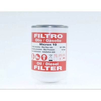 CARTUCCIA RICAMBIO PER FILTRO GASOLIO 960 — 10 MICRON