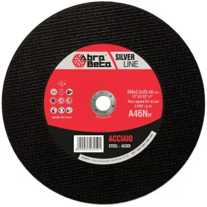 ABRA BETA SILVER RANGE A36N CUTTING DISC FOR STAINLESS STEEL FOR ANGLE GRINDER - AVAILABLE IN DIAMETERS 76, 300 AND 35