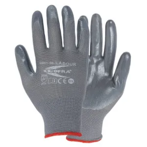 NITRILE GLOVES GREY SIZE 10 COFRA LABOUR