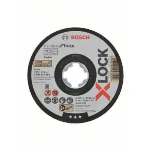 BOSCH RANGE CUTTING DISC FOR STAINLESS STEEL FOR ANGLE GRINDER - AVAILABLE IN DIAMETERS 115 AND 125 MM