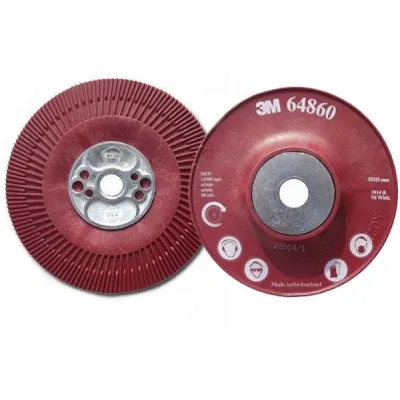 PLATORELLO UNIVERSALE 3M MOSA PER MONTAGGIO DISCHI ABRASIVI SU SMERIGLIATRICE ANGOLARE - DISPONIBILE NEI DIAMETRI 115 E 125 MM