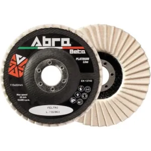 ABRA BETA POLISH FELT DISC 115 FOR POLISHING