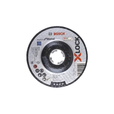 DISCO DA SBAVO X-LOCK METAL 125X6 FERRO BOSCH DA SBAVATURA PER SMERIGLIATRICE ANGOLARE