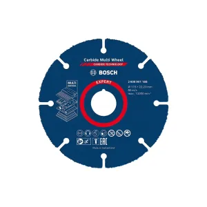 BOSCH DISC DIA.115 CARBIDE MULTI MATERIAL FOR ANGLE GRINDER