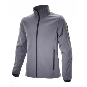 DIADORA LEVEL LITEWORK SOFTSHELL JACKET GRAY