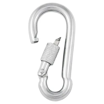 MOSCHETTONE CON GHIERA CARCANO IN ACCIAIO ZINCATO PER SOLLEVAMENTO E FISSAGGIO - DISPONIBILE NEI DIAMETRI 6, 8 E 10 MM