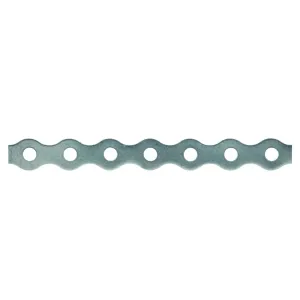 PERFORATED METAL BAND 17X0,8 IN GALVANISED STEEL FOR FIXING AND SUPPORT