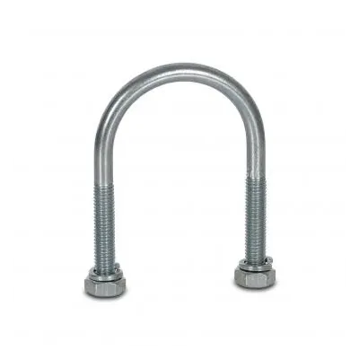 CAVALLOTTO PER TUBI IN ACCIAIO ZINCATO NOBEX COMPLETO DI DADI E RONDELLE PER FISSAGGIO TUBAZIONI - DISPONIBILE PER TUBI DA 1/2, 