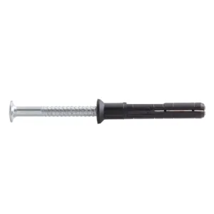 NOBEX NYLON NAIL-IN WALL PLUG FOR QUICK FIXING OF CABLE TRUNKING, SKIRTING BOARDS AND FRAMES - AVAILABLE IN SIZES 6X45, 6X60