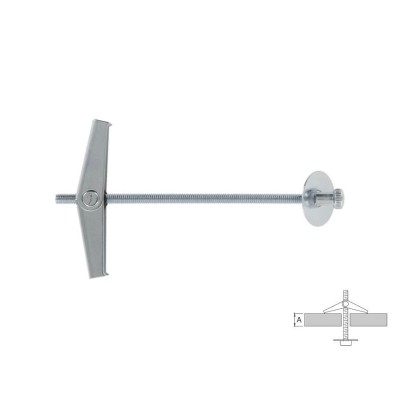 TASSELLO ANCORANTE KD PER FISSAGGIO IN MATERIALI FORATI E PIENI - DISPONIBILE NEI DIAMETRI 4, 6 E 8 MM