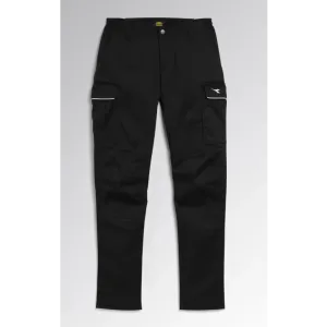 DIADORA WOMEN'S CARGO ATHENA TROUSERS BLACK