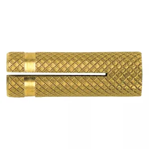 NOBEX PO-M BRASS WALL PLUG FOR FIXING IN MASONRY WITH METRIC SCREW - AVAILABLE IN SIZES M6, M8 AND M10