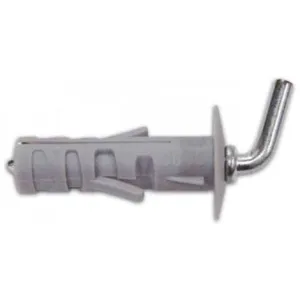 SB WALL PLUG WITH L-HOOK FOR FIXING IN HOLLOW MATERIALS AND PLASTERBOARD - AVAILABLE IN DIAMETERS 9 AND 12 MM