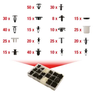 KSTOOLS NISSAN CLIP ASSORTMENT 408 PCS FOR CAR BODYWORK