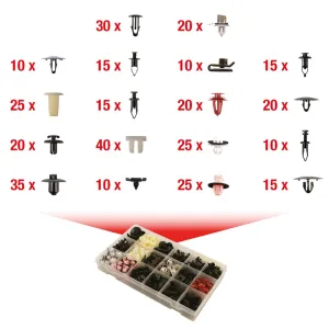 KSTOOLS TOYOTA/LEXUS CLIP ASSORTMENT 360 PCS FOR CAR BODYWORK