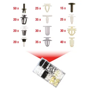 KSTOOLS PEUGEOT-CITROEN CLIP ASSORTMENT 345 PCS FOR CAR BODYWORK