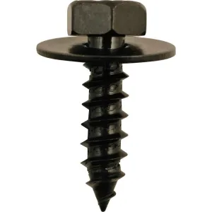 KSTOOLS METAL SCREWS, WASHERS, BLACK UNIVERSAL, 10 PCS 6,2X24