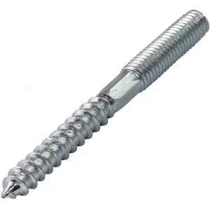 GENERIC GALVANISED THREADED ROD FOR FIXING WITH EXPANSION WALL PLUGS - AVAILABLE IN SIZES 6X80 AND 8X100 MM