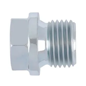 BERARDI DIN 910 MALE PLUG WITH EXTERNAL HEX HEAD GALVANISED STEEL FOR CLOSING THREADED HOLES ON HYDRAULIC AND PNEUMATIC CIRCUITS