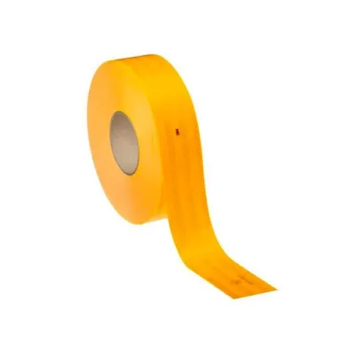 NASTRO RIFRANGENTE 3M GIALLO ABC PER SEGNALAZIONE E VISIBILITA' NOTTURNA