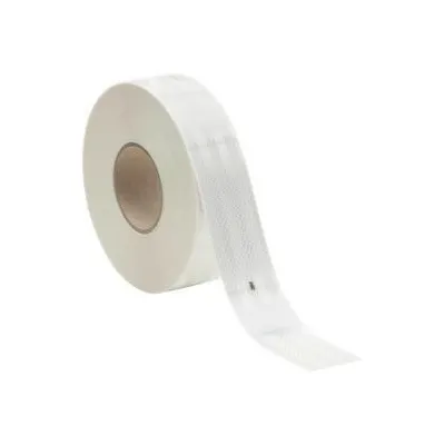 NASTRO RIFRANGENTE 3M BIANCO ABC PER SEGNALAZIONE E VISIBILITA' NOTTURNA