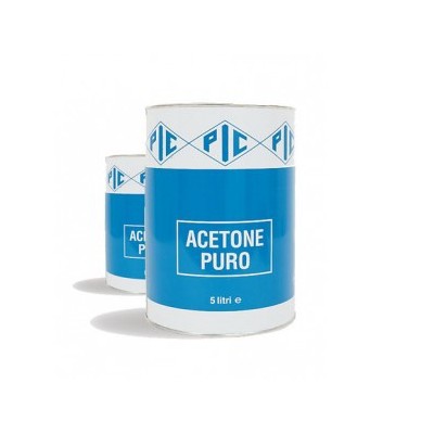 ACETONE LOMBARDI SOLVENTE PER PULIZIA, SGRASSAGGIO E DILUIZIONE VERNICI - DISPONIBILE NEI FORMATI LT.1 E LT.5