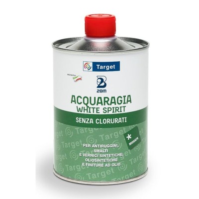 ACQUARAGIA SOLVENTE PER DILUIZIONE SMALTI, VERNICI E PULIZIA PENNELLI - DISPONIBILE NEI FORMATI LT.1 E LT.5