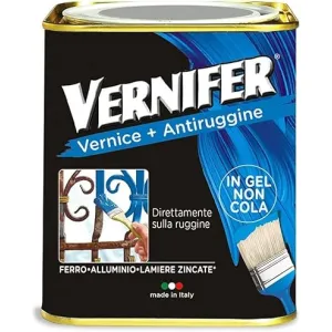 AREXONS VERNIFER 2-IN-1 ANTI-RUST GEL ENAMEL FOR IRON AND METALS WITHOUT ANTI-RUST - AVAILABLE IN COLOURS BRIGHT YELLOW, RED