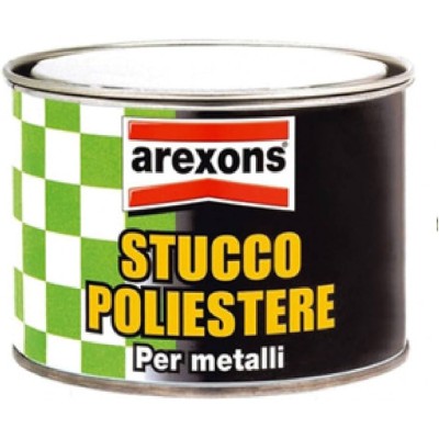 STUCCO PER METALLI AREXONS BICOMPONENTE PER RIPARAZIONE E LIVELLAMENTO SUPERFICI METALLICHE