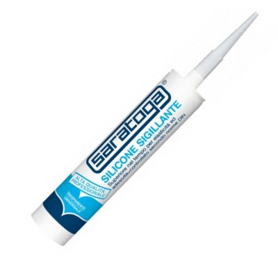 CARTUCCIA SILICONE PER SIGILLATURA E INCOLLAGGIO IN EDILIZIA E IMPIANTISTICA - DISPONIBILE NEI COLORI TRASPARENTE, BIA