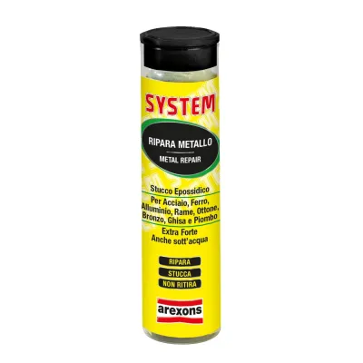 STUCCO EPOSSIDICO RIPARA METALLO GR57 COD. 4758 AREXONS PER RIPARAZIONE E LIVELLAMENTO SUPERFICI