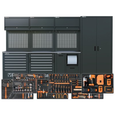 ARREDO OFFICINA BETA ART. 5000 RSC50 2.0 F + 411 UTENSILI INDUSTRIA