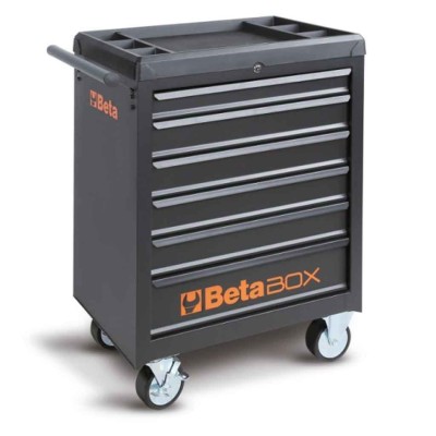 CARRELLO BETA ART. 2400 (CASSETTIERA) C 04 BOX S6 CASSETTI ANTRACITE