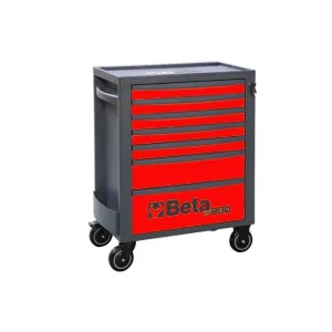 BETA ART. 2400 RSC/24 TOOL CHEST, RED, EMPTY