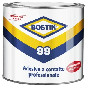 BOSTIK 99 BOSTIK UNIVERSAL CONTACT ADHESIVE FOR RUBBER, WOOD, CORK, LEATHER AND LAMINATES - AVAILABLE IN KG. 0,400