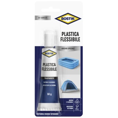 SALDA PLASTICA FLESSIBILE BLISTER PER INCOLLAGGIO MATERIALI