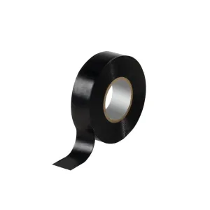 SCAPA PVC INSULATING TAPE FOR ELECTRICAL INSULATION OF CABLES AND JOINTS - AVAILABLE IN SIZES 19X25 BLACK, 25X25 BLACK AND 19X25