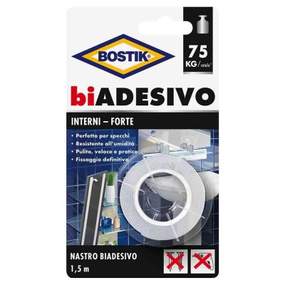 NASTRO BIADESIVO SCAPA PER FISSAGGIO E INCOLLAGGIO SU SUPERFICI LISCE E RUVIDE - DISPONIBILE IN BLISTER E MM 25 X MT 25