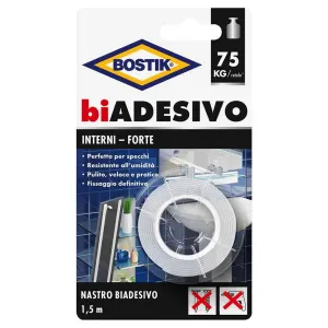 SCAPA DOUBLE-SIDED TAPE FOR FIXING AND BONDING ON SMOOTH AND ROUGH SURFACES - AVAILABLE IN BLISTER PACK AND MM 25 X MT 25