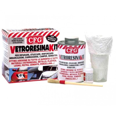 KIT VETRORESINA CFG PER IMPERMEABILIZZAZIONE E RIPARAZIONE