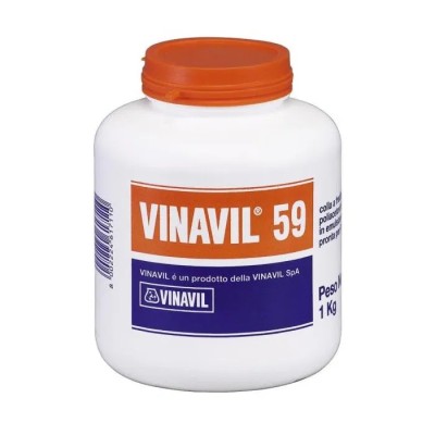 VINAVIL HENKEL COLLA VINILICA PER LEGNO, CARTA, TESSUTI E MATERIALI POROSI - DISPONIBILE NEI FORMATI 250 GR E KG.1