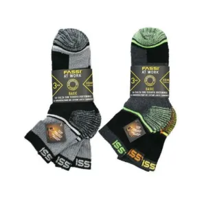 FASSI BASIC COTTON SOCK 3 PAIRS 39/42
