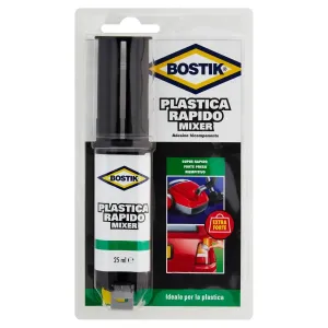 BOSTIK PLASTIC MIX 25 ML BLISTER PACK FOR BONDING MATERIALS